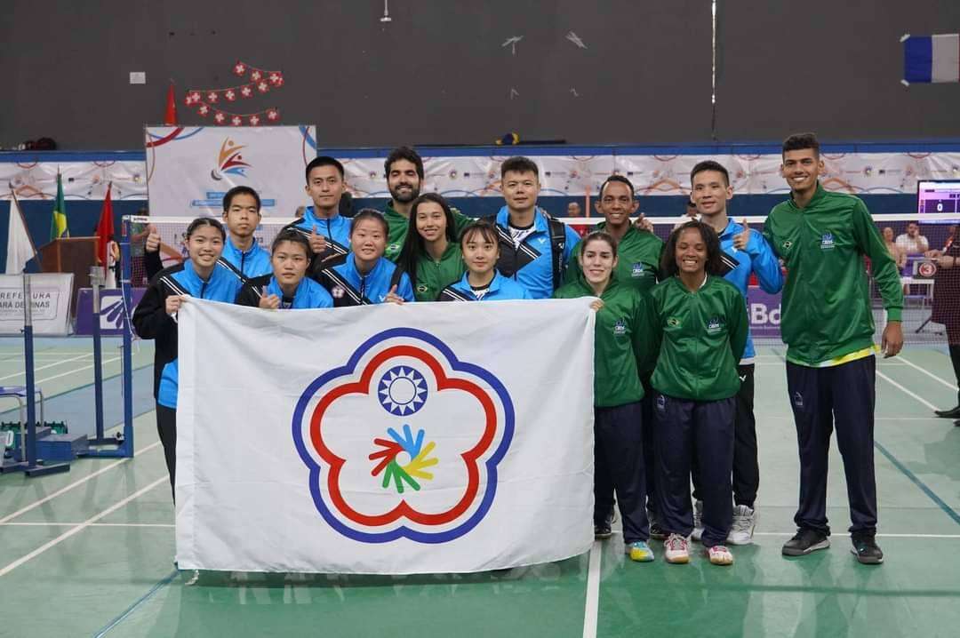 (圖)Taiwan’s mixed team won a bronze medal at the 2023 World Deaf Badminton Championships